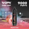 VOPK Cool Bar 9000 Peach Ice flavor