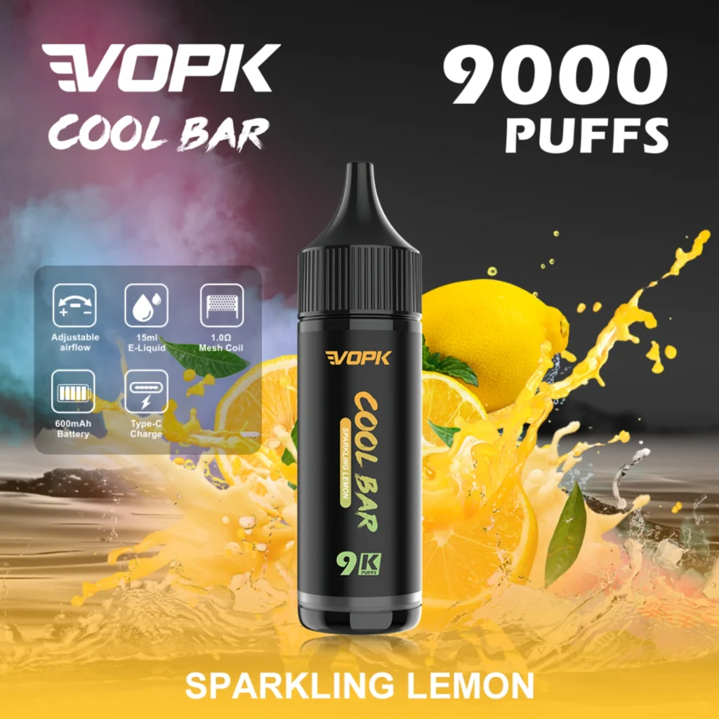 Sparkling Lemon disposable vape flavor