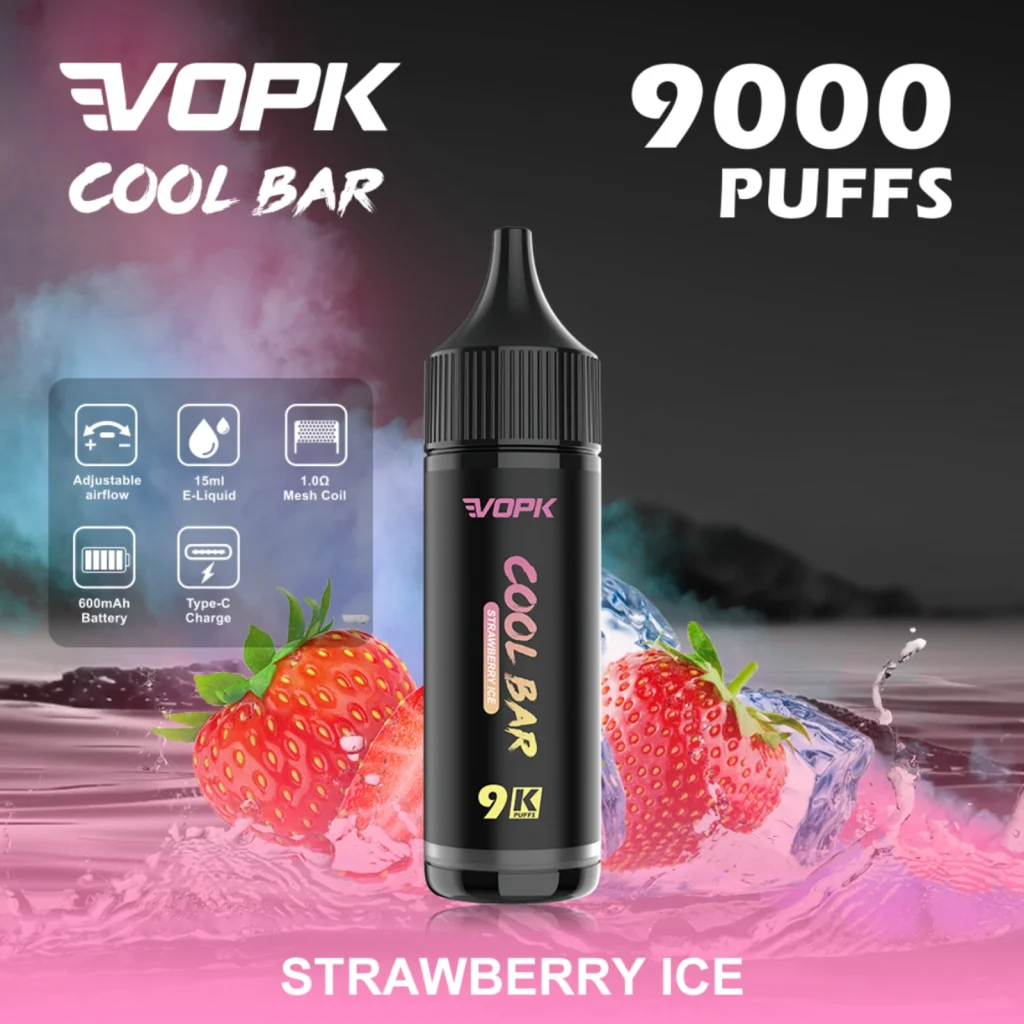 Strawberry Ice disposable vape flavor