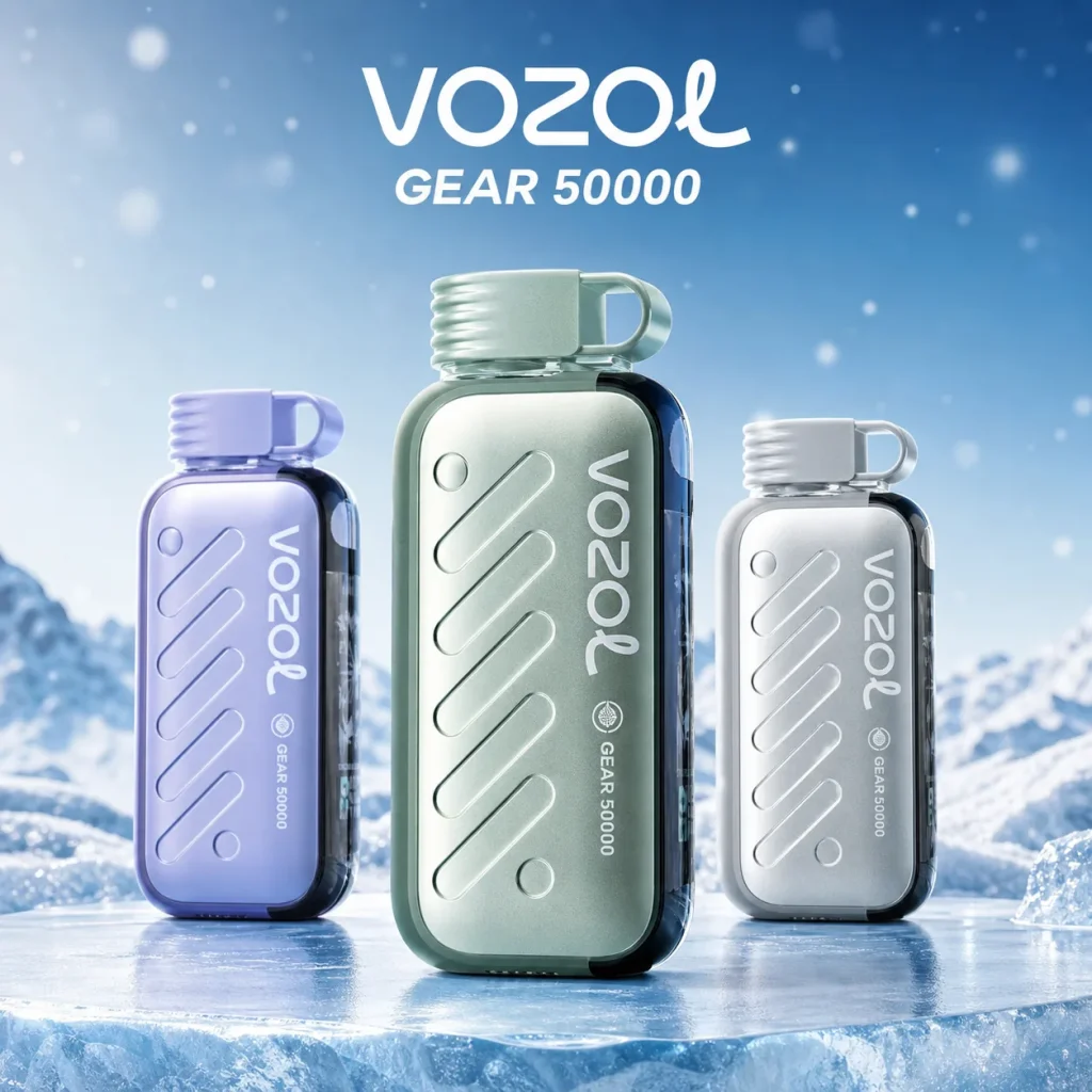 VOZOL Gear 50000 disposable vape in three colors