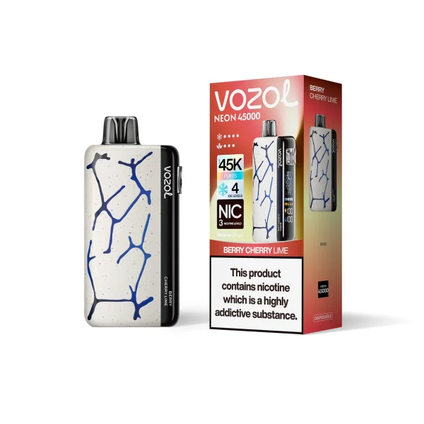 vozol neon 45k Berry Cherry Lime flavor