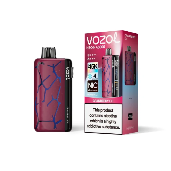 vozol neon 45k Cranberry Ice flavor