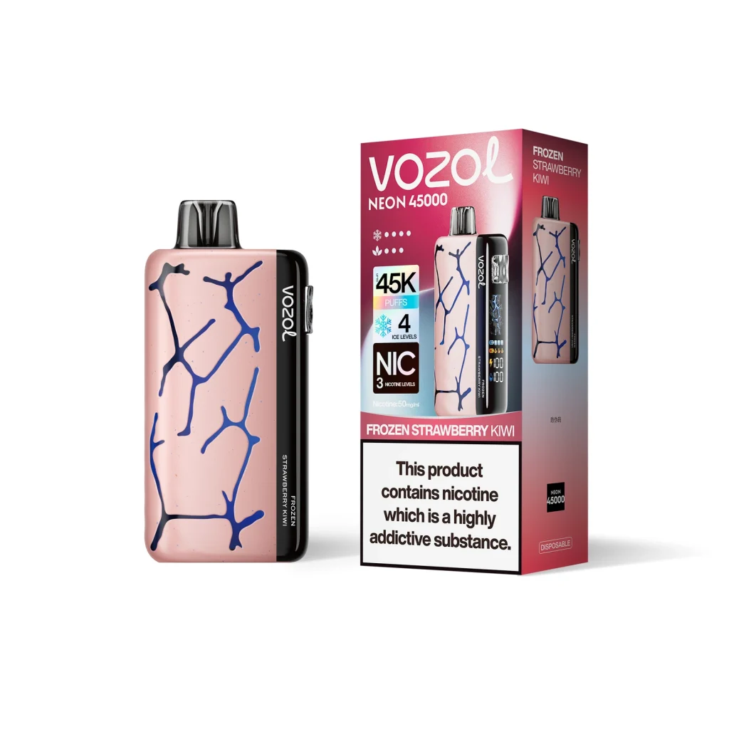 vozol neon 45k Frozen Strawberry Kiwi flavor