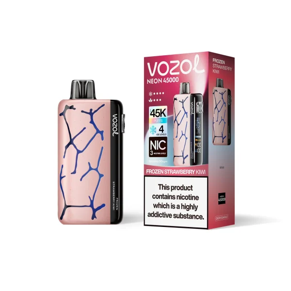 vozol neon 45k Frozen Strawberry Kiwi flavor