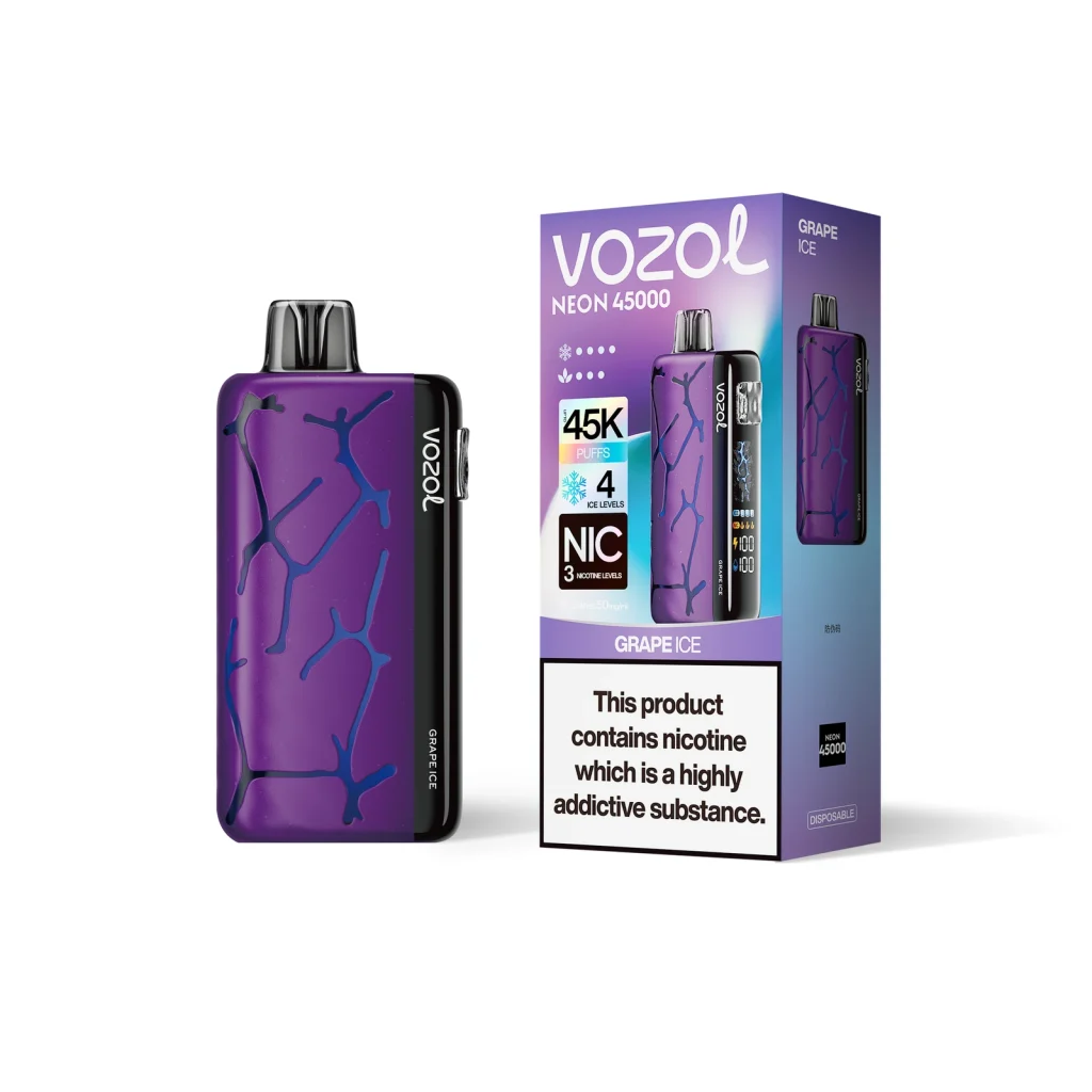 vozol neon 45k Grape Ice flavor