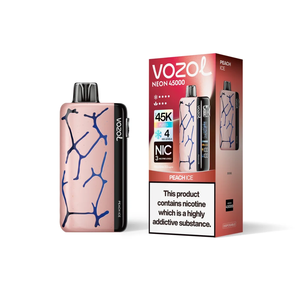 Peach Ice disposable vape flavor