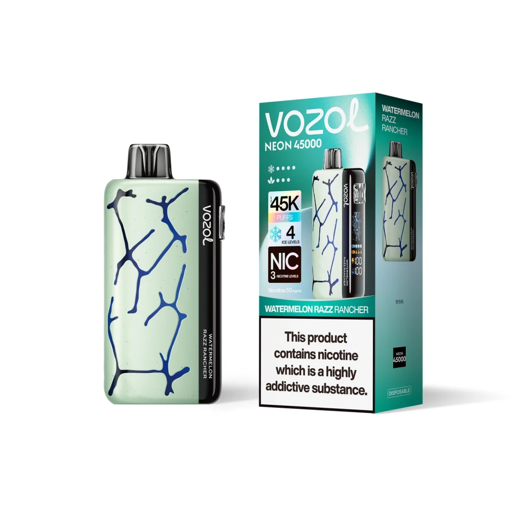 Watermelon Razz Rancher disposable vape flavor