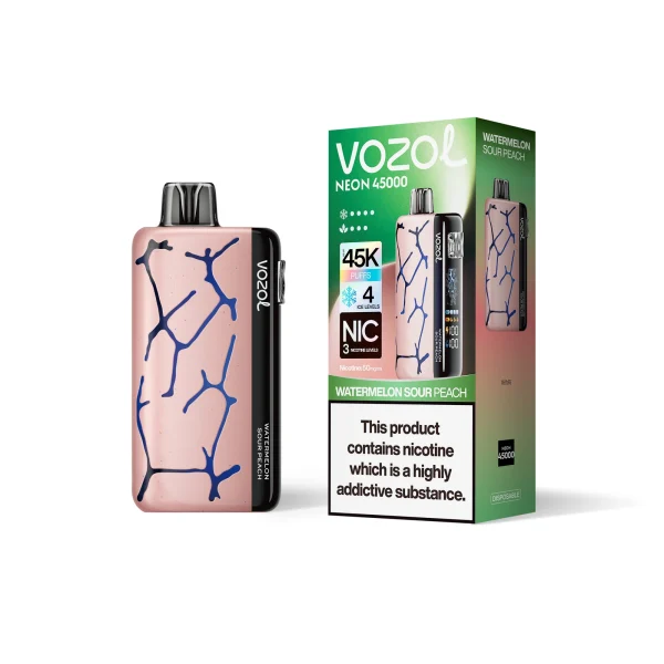 Watermelon Sour Peach disposable vape flavor