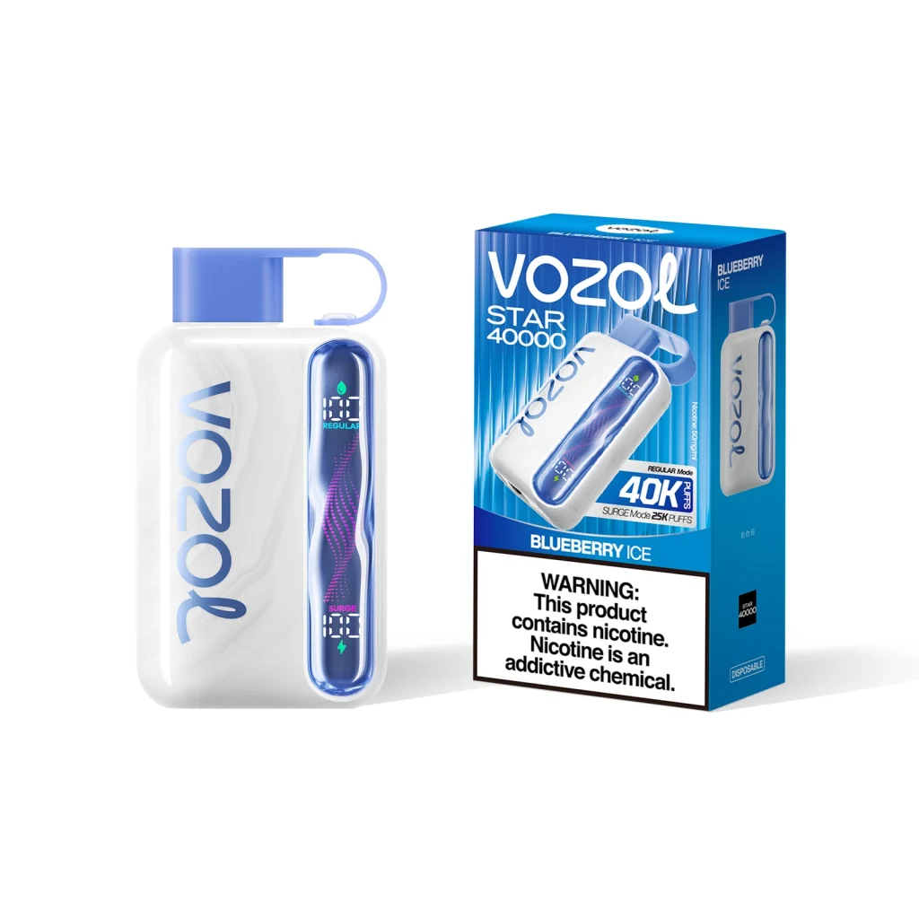 vozol star 40k Blueberry Ice flavor