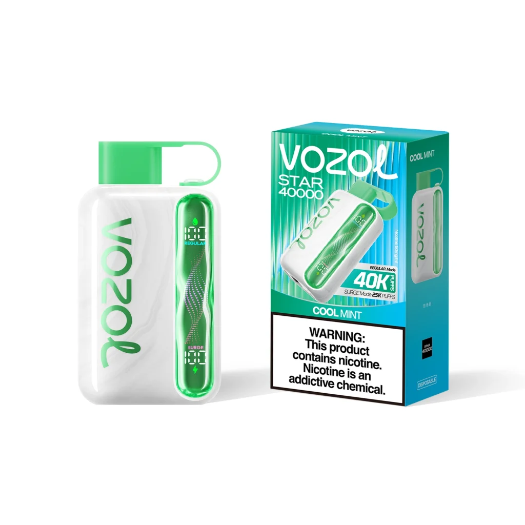vozol star 40k Cool Mint flavor