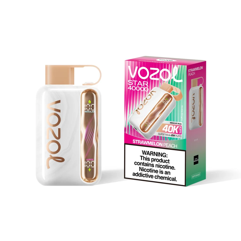 Strawmelon Peach disposable vape flavor