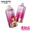 WASPE 100000 4 in 1 Watermelon Ice & Strawberry Kiwi & Raspberry Watermelon & Lemon Lime flavor