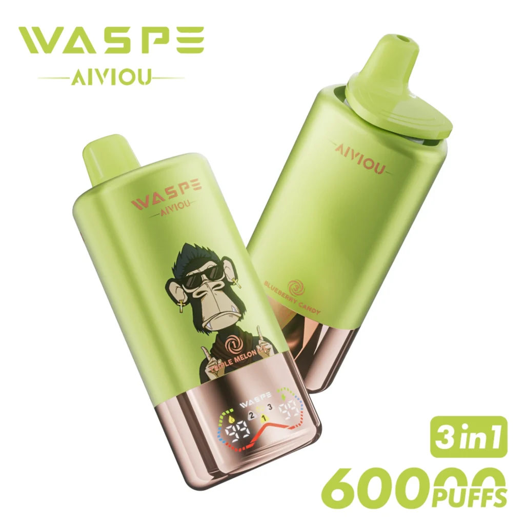 Triple Melon Ice & Rainbow Candy & Blueberry Candy disposable vape flavor