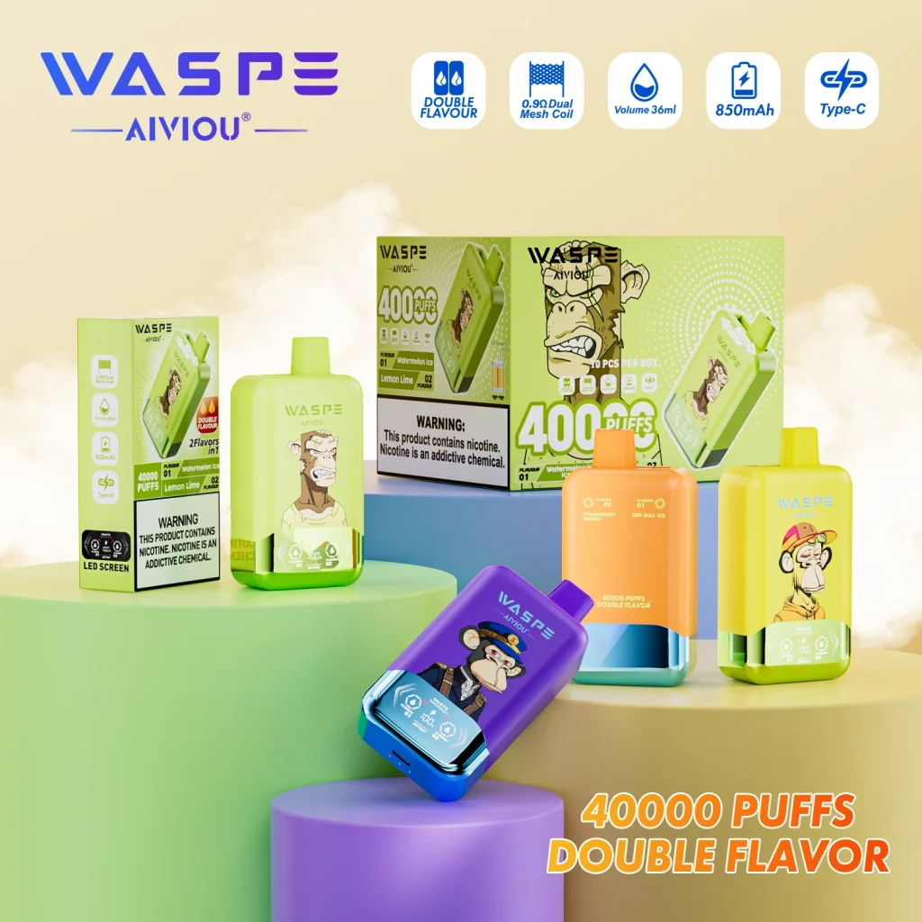 WASPE Double Flavor 40000 disposable vape product image