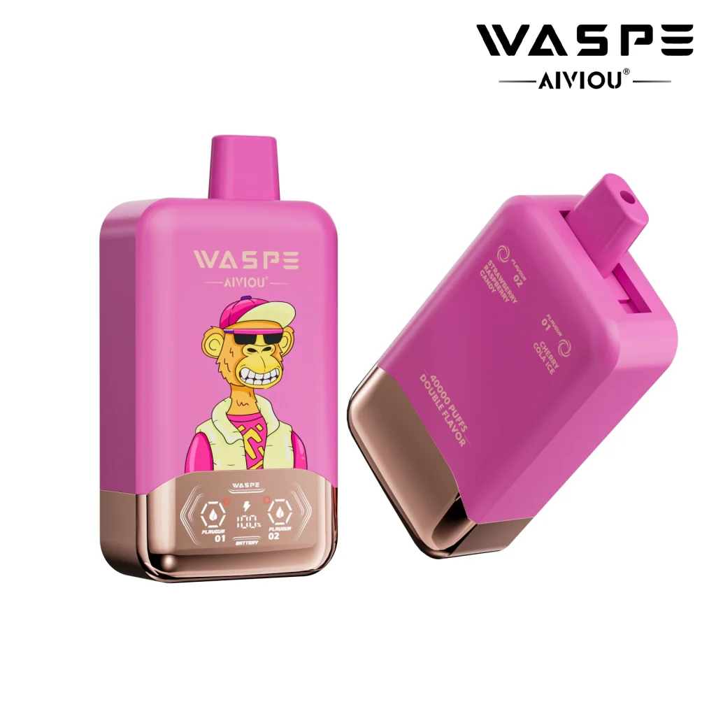 Cherry Cola Ice & Strawberry Raspberry Candy disposable vape flavor