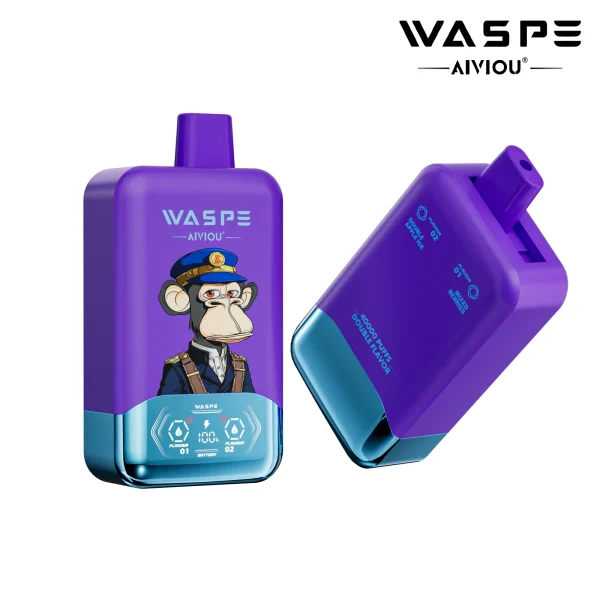 WASPE Double Flavor 40000 Mixed Berries & Double Apple Ice flavor