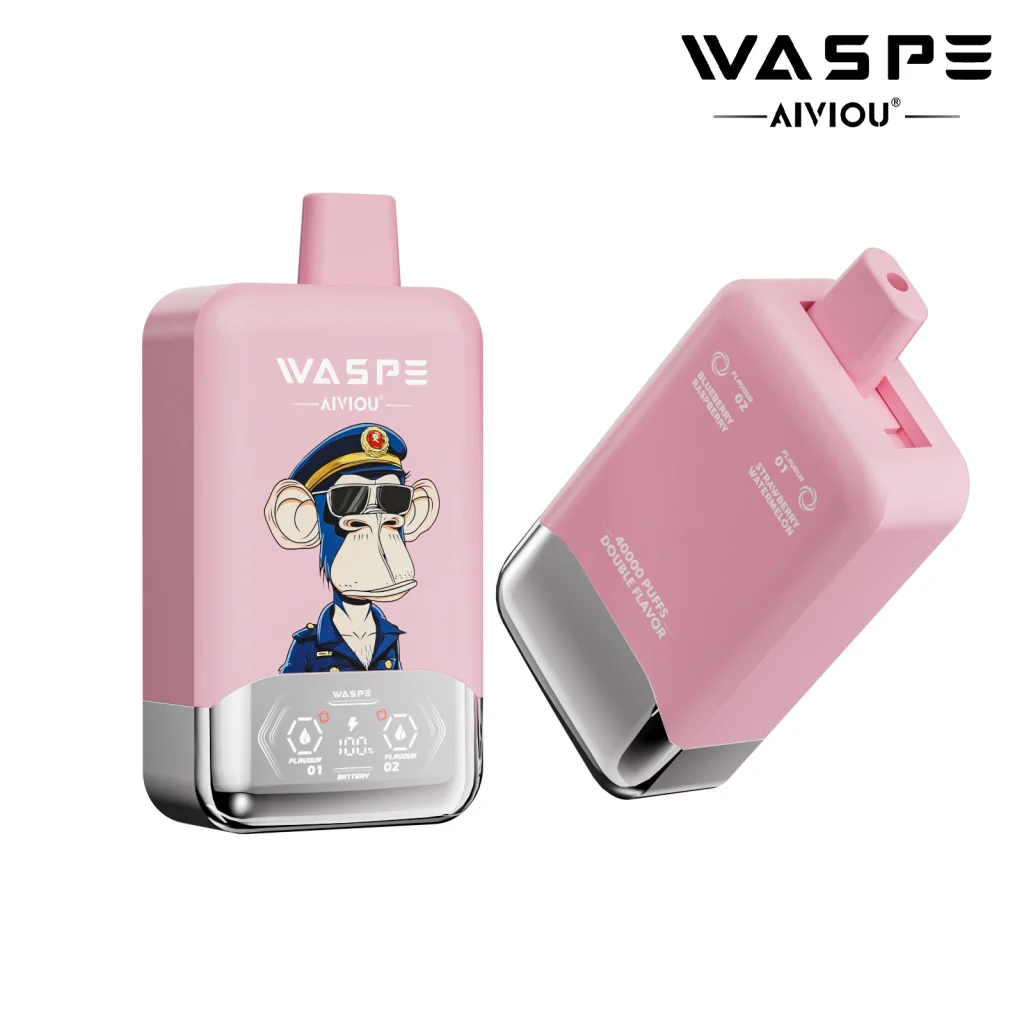 WASPE Double Flavor 40000 Strawberry Watermelon & Blueberry Raspberry flavor